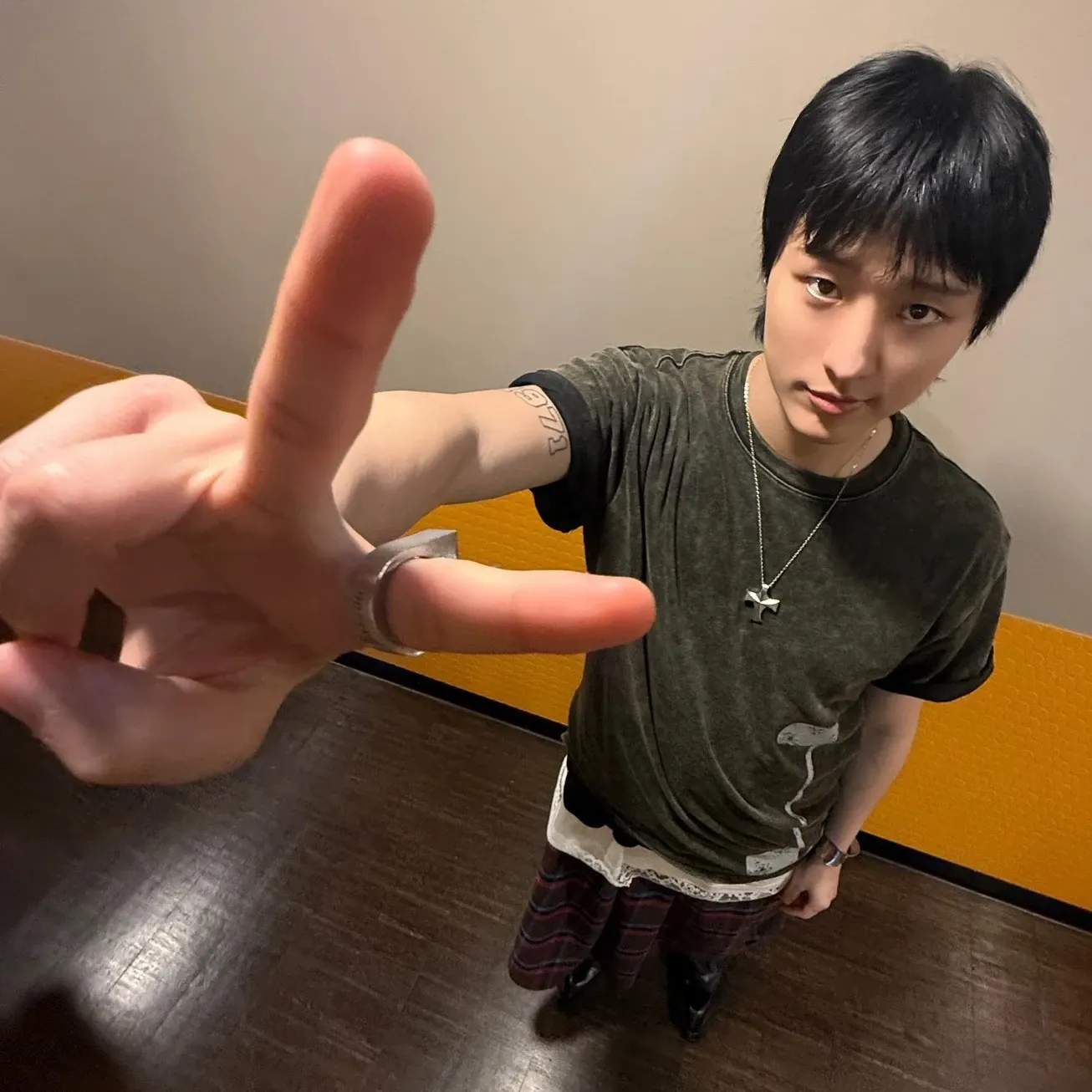 A moment captured by WOODZ's fan
