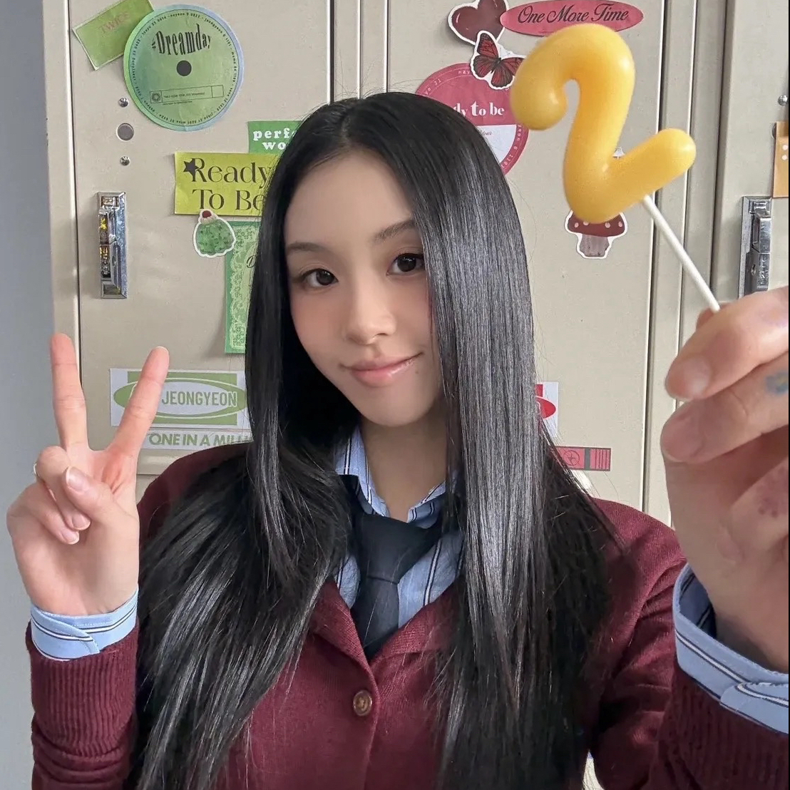 Momen yang diabadikan oleh penggemar Chaeyoung (TWICE)