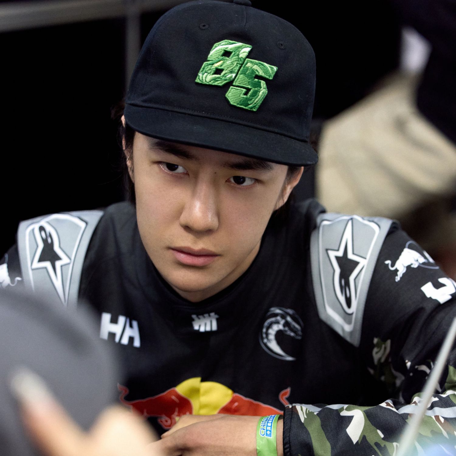 A moment captured by Wang Yibo's fan