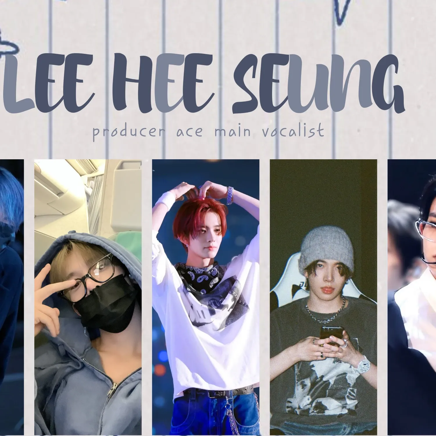 Behind-the-scenes cut of Heeseung