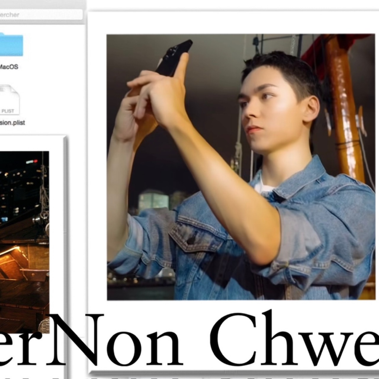 A moment captured by Vernon (SEVENTEEN)'s fan