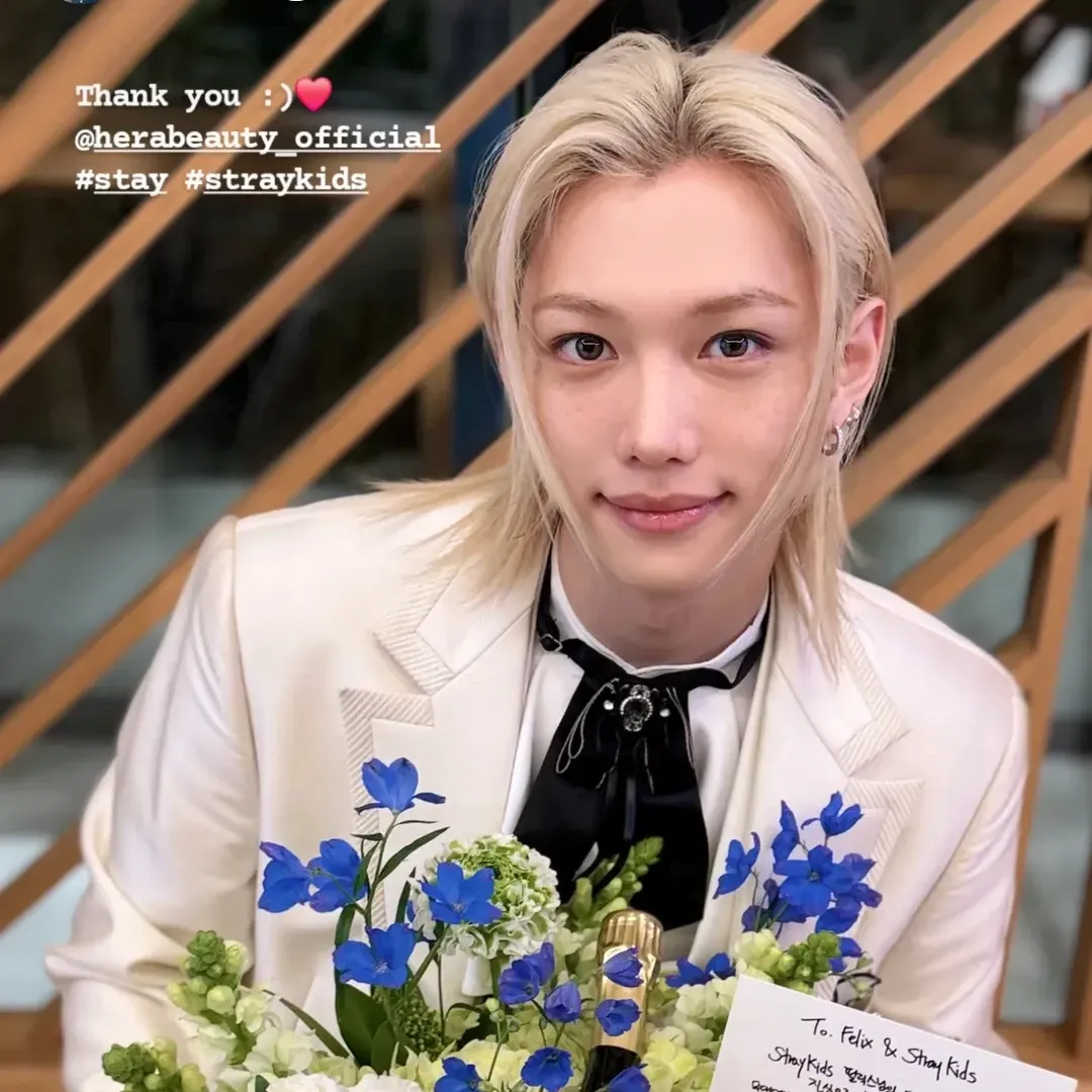 Latest photo of Felix (Stray Kids)