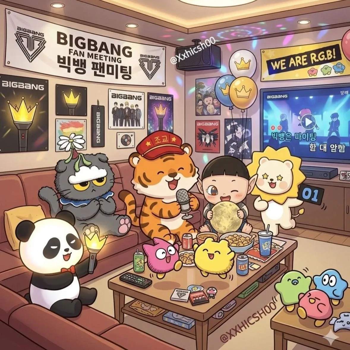 Recent activity shot of BIGBANG