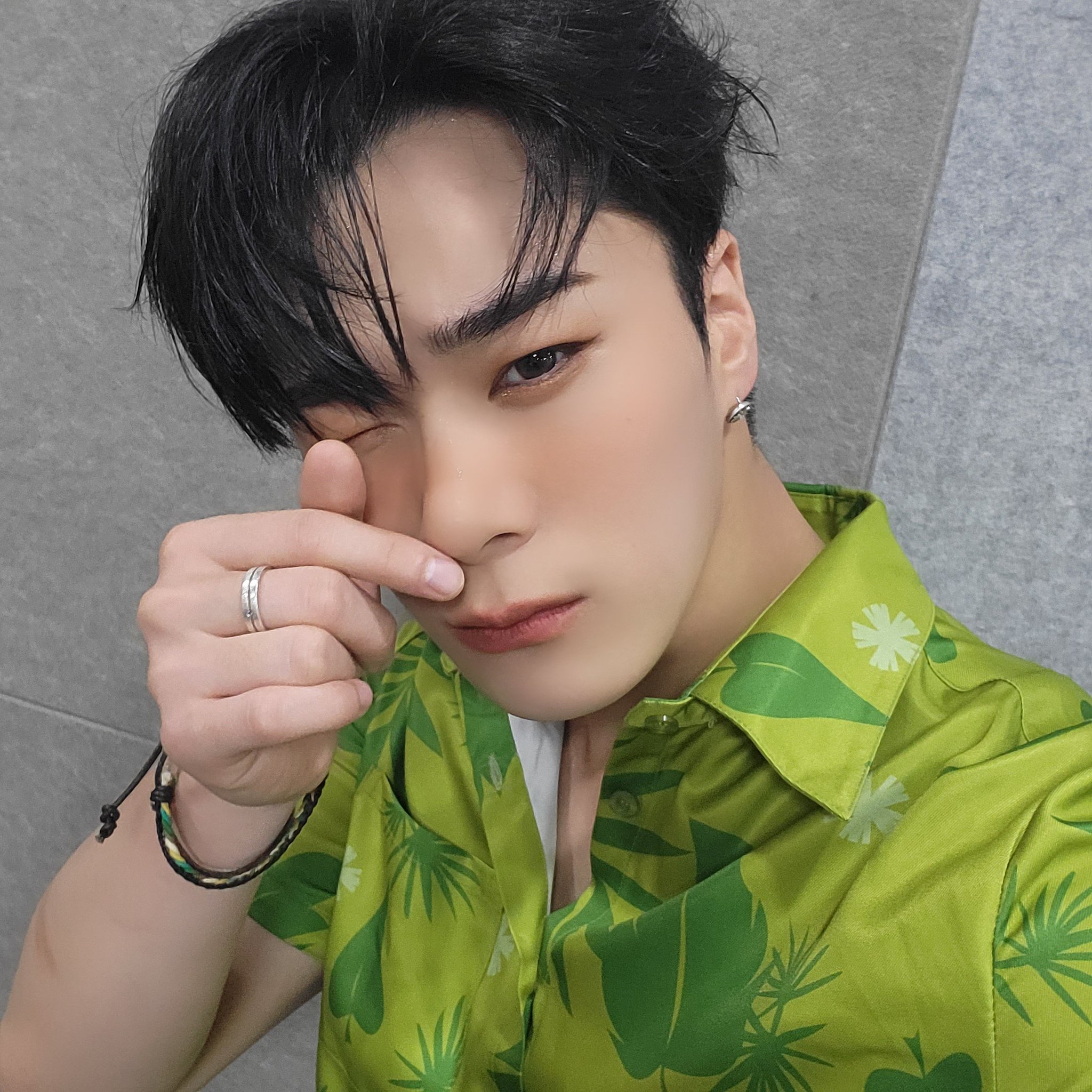 Recent activity shot of Moonbin (ASTRO)