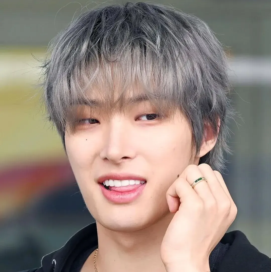 Recent activity shot of Mingi (ATEEZ)