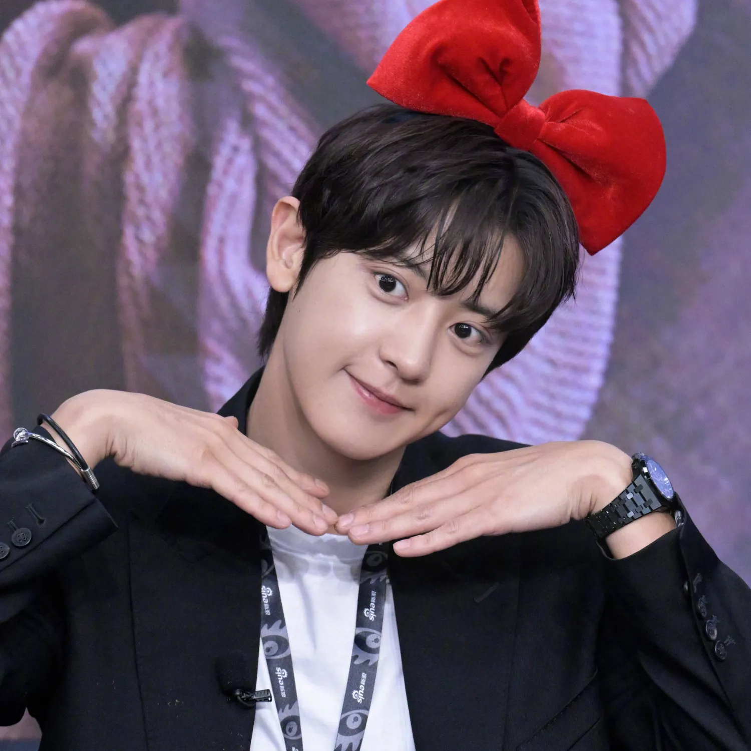 A moment captured by Chanyeol (EXO)'s fan