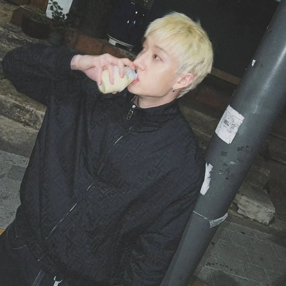 A moment captured by Bang Chan (Stray Kids)'s fan