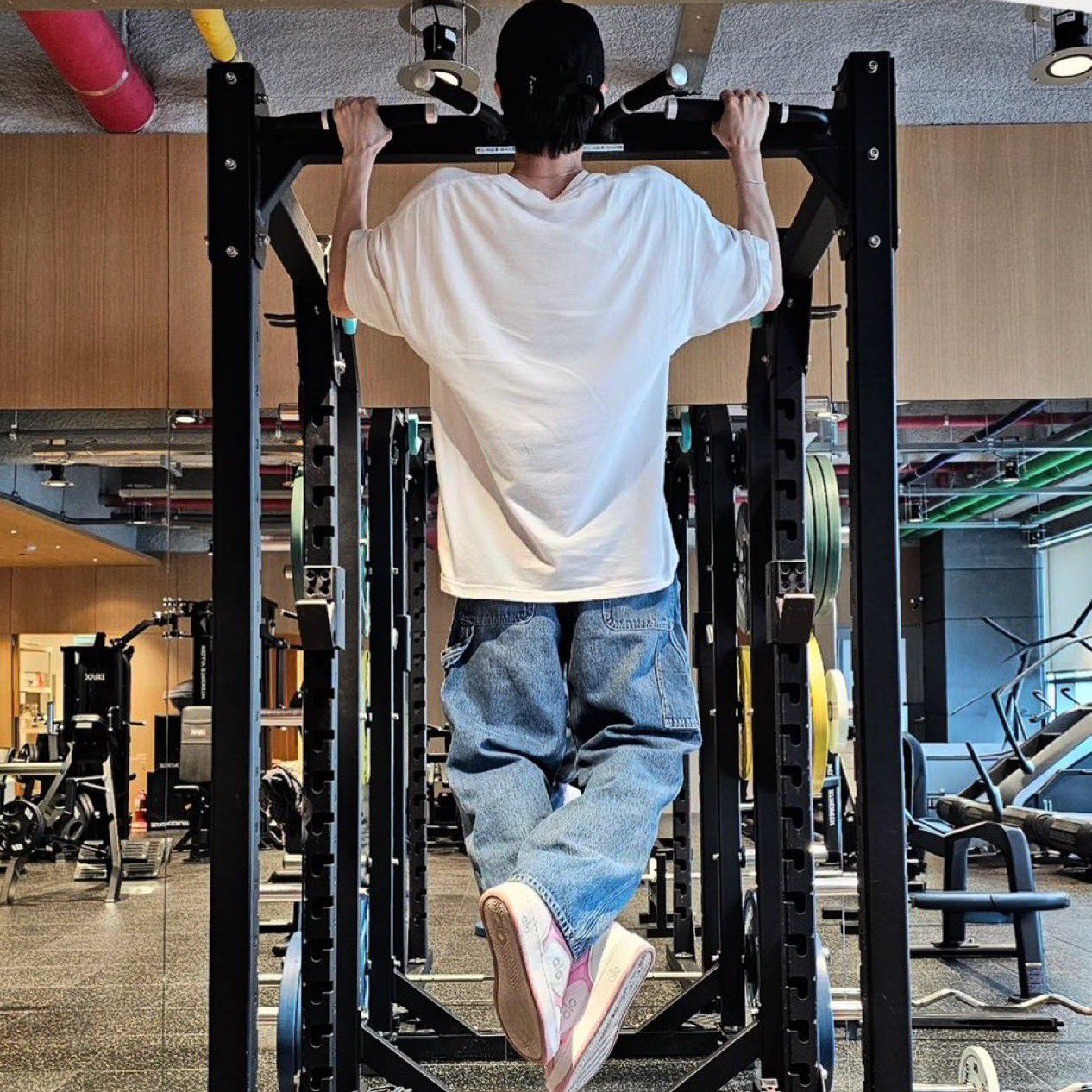 Recent activity shot of Jin (BTS)