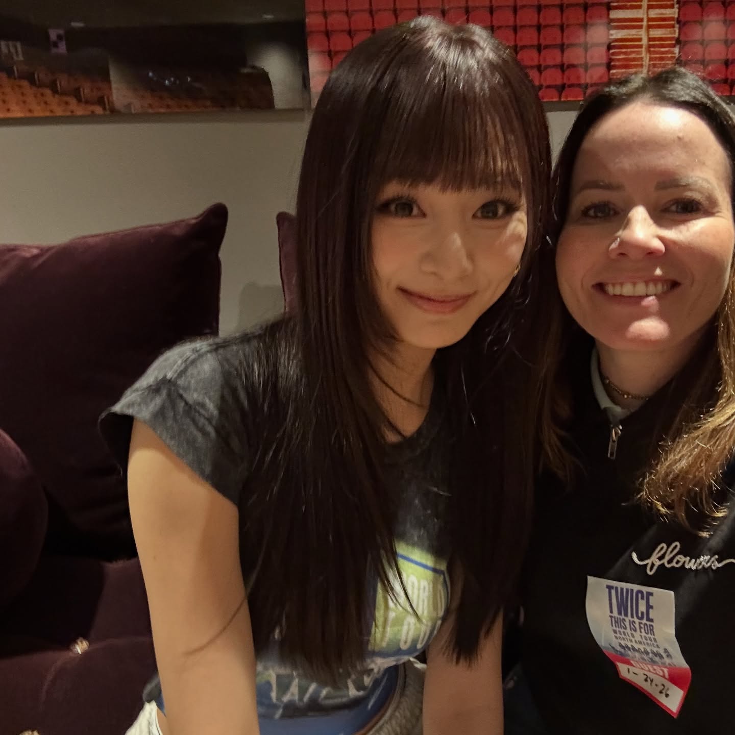 ツウィ (TWICE)の舞台裏ショット