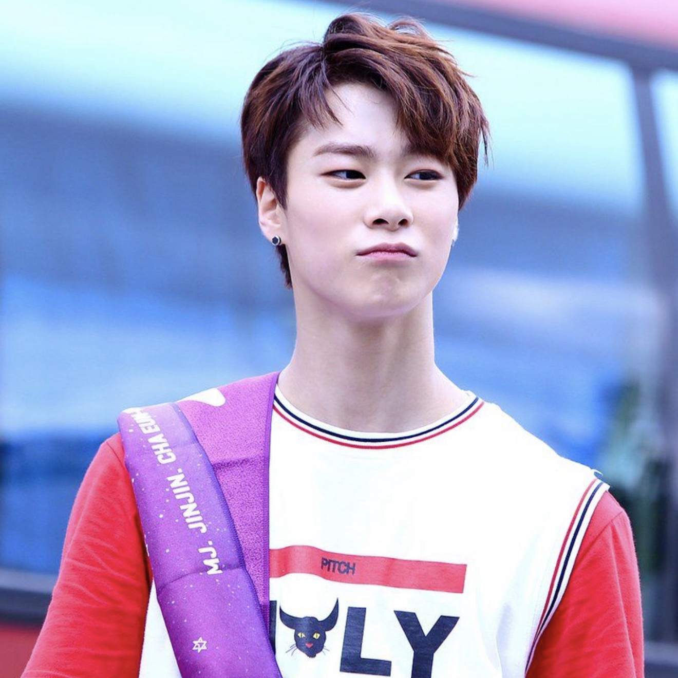 Recent activity shot of Moonbin (ASTRO)