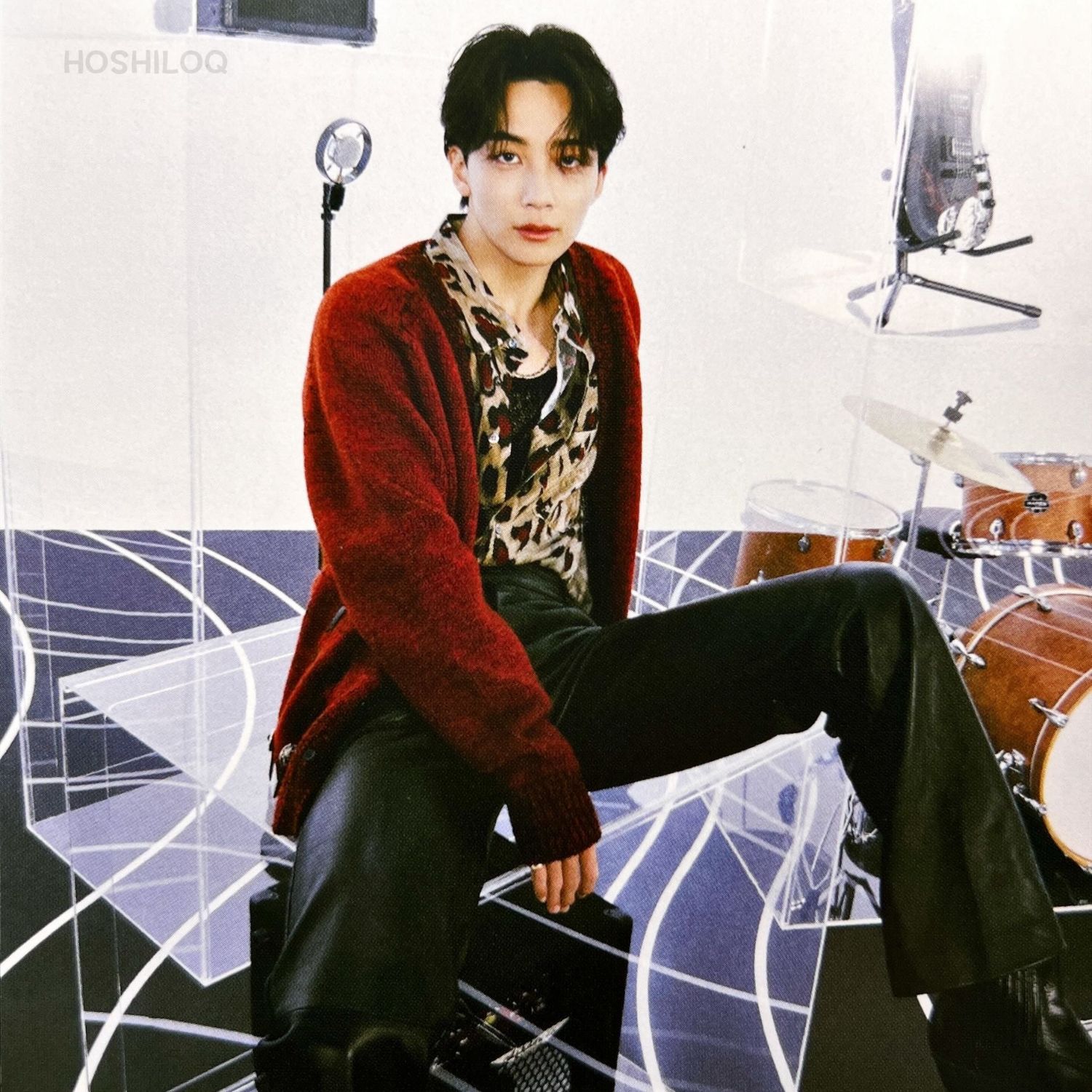 A moment captured by Jeonghan (SEVENTEEN)'s fan