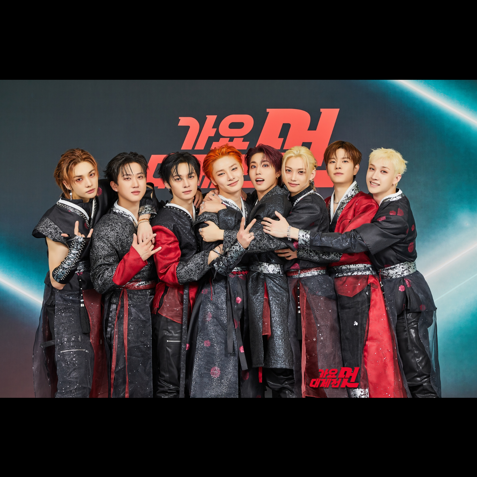 A moment captured by Stray Kids's fan