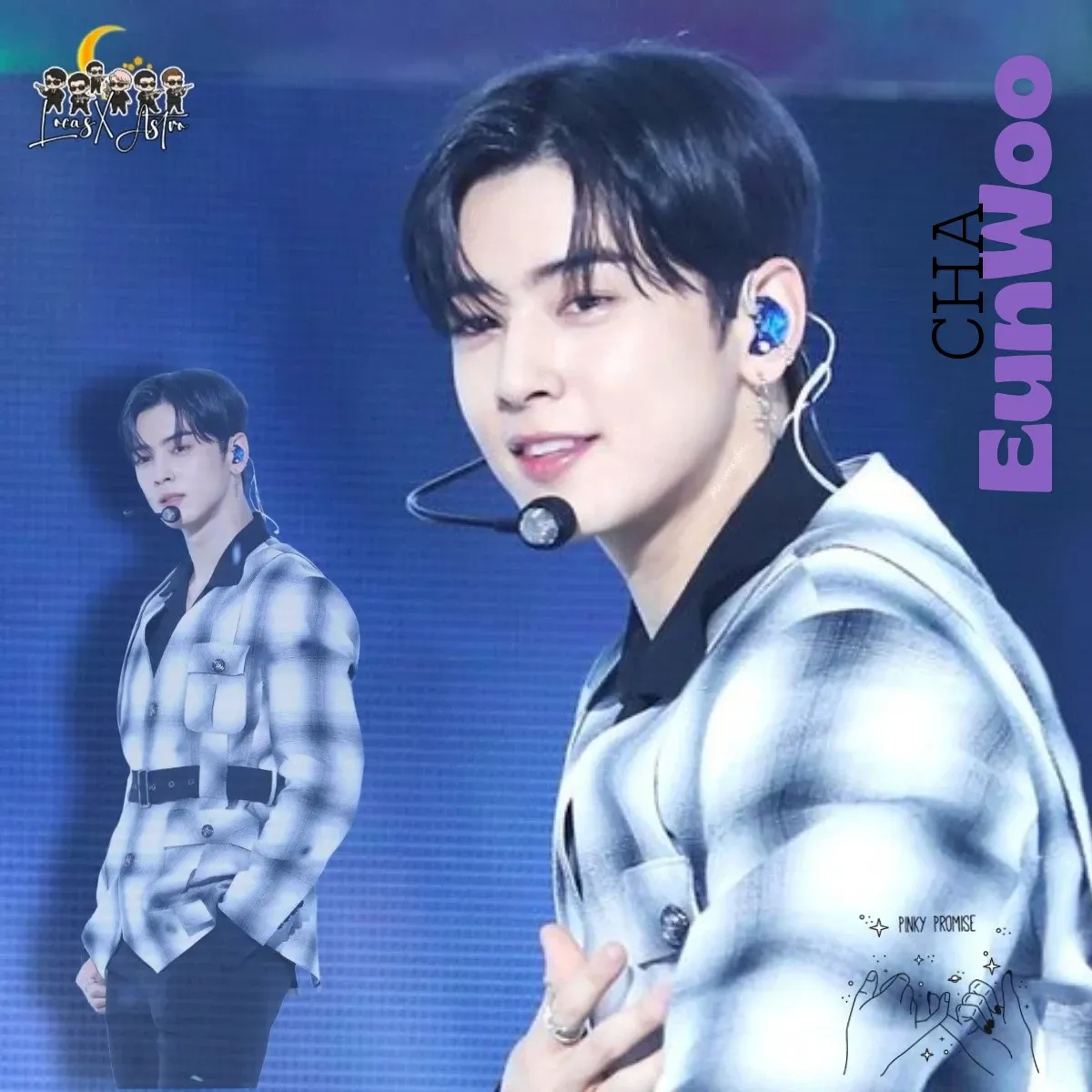 A moment captured by Eunwoo (ASTRO)'s fan