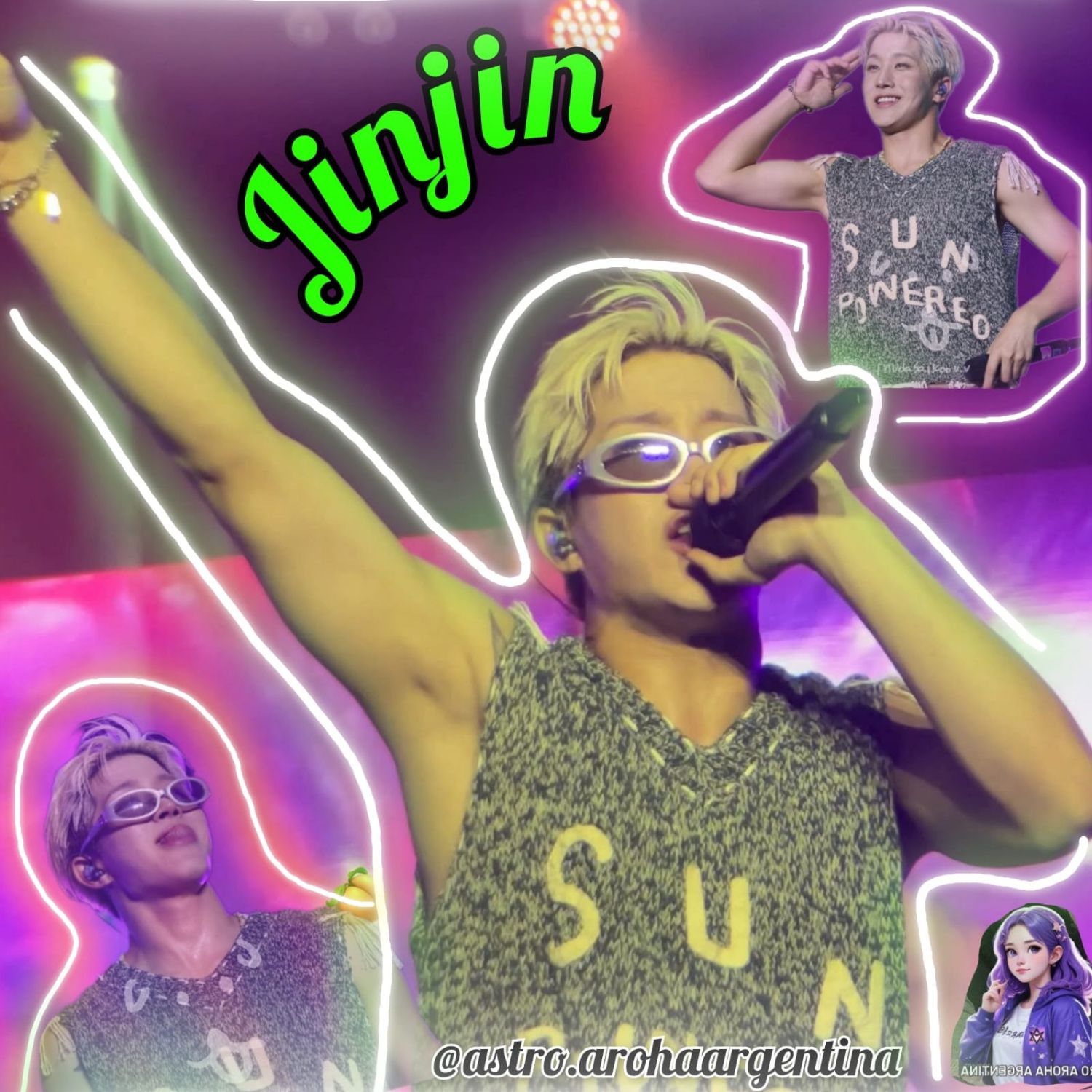 A moment captured by Jinjin (ASTRO)'s fan