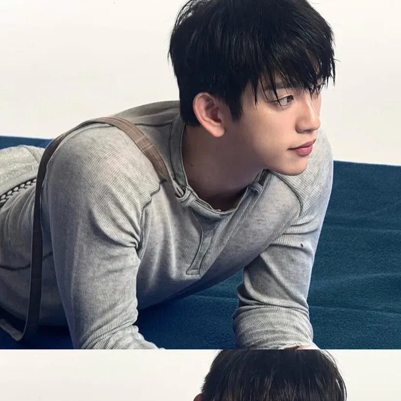 A moment captured by Jinyoung (GOT7)'s fan