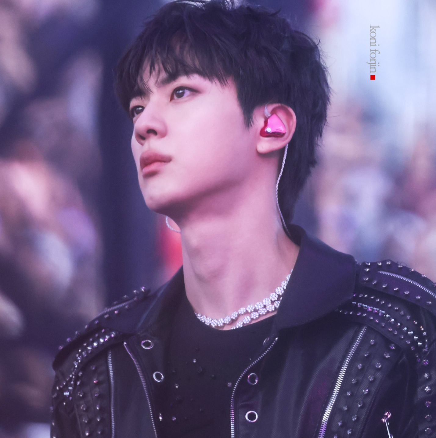 A moment captured by Jin (BTS)'s fan