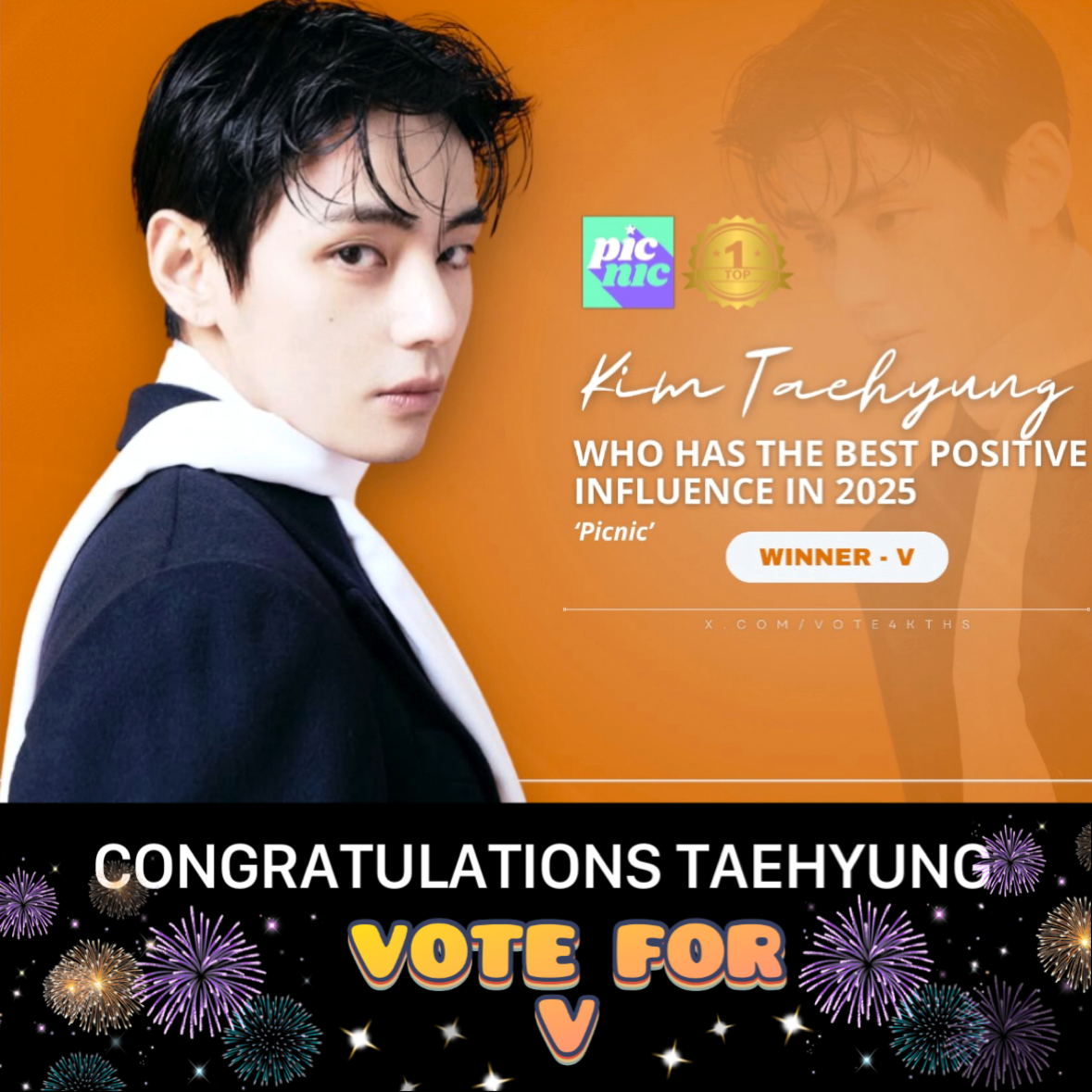 V (防彈少年團)粉絲拍下的瞬間