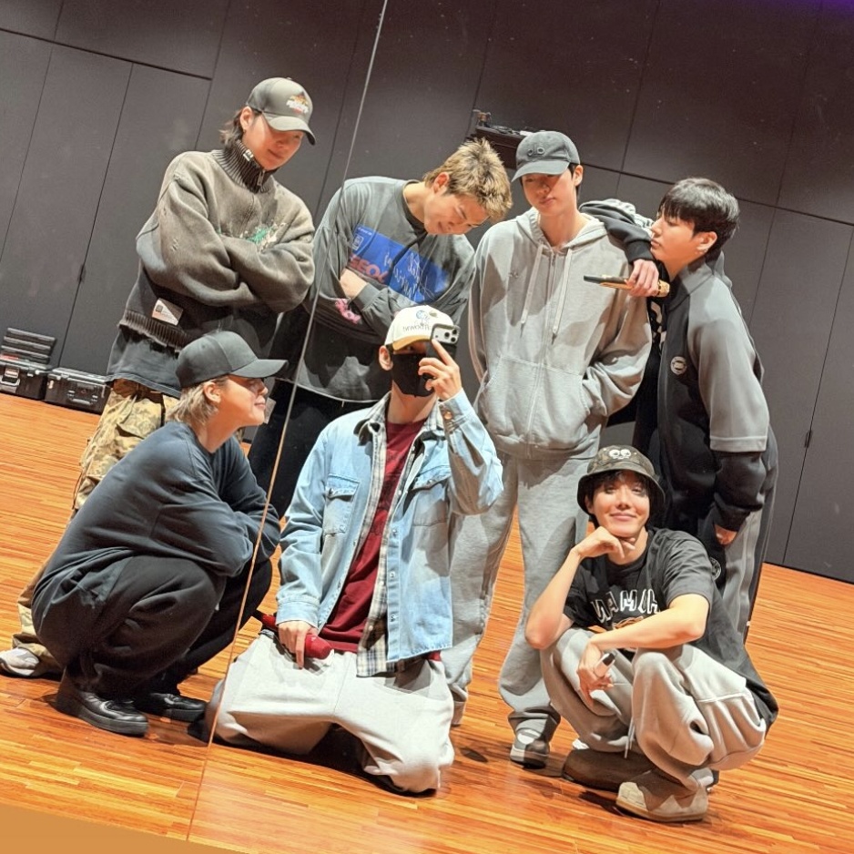 A moment captured by SUGA (BTS)'s fan