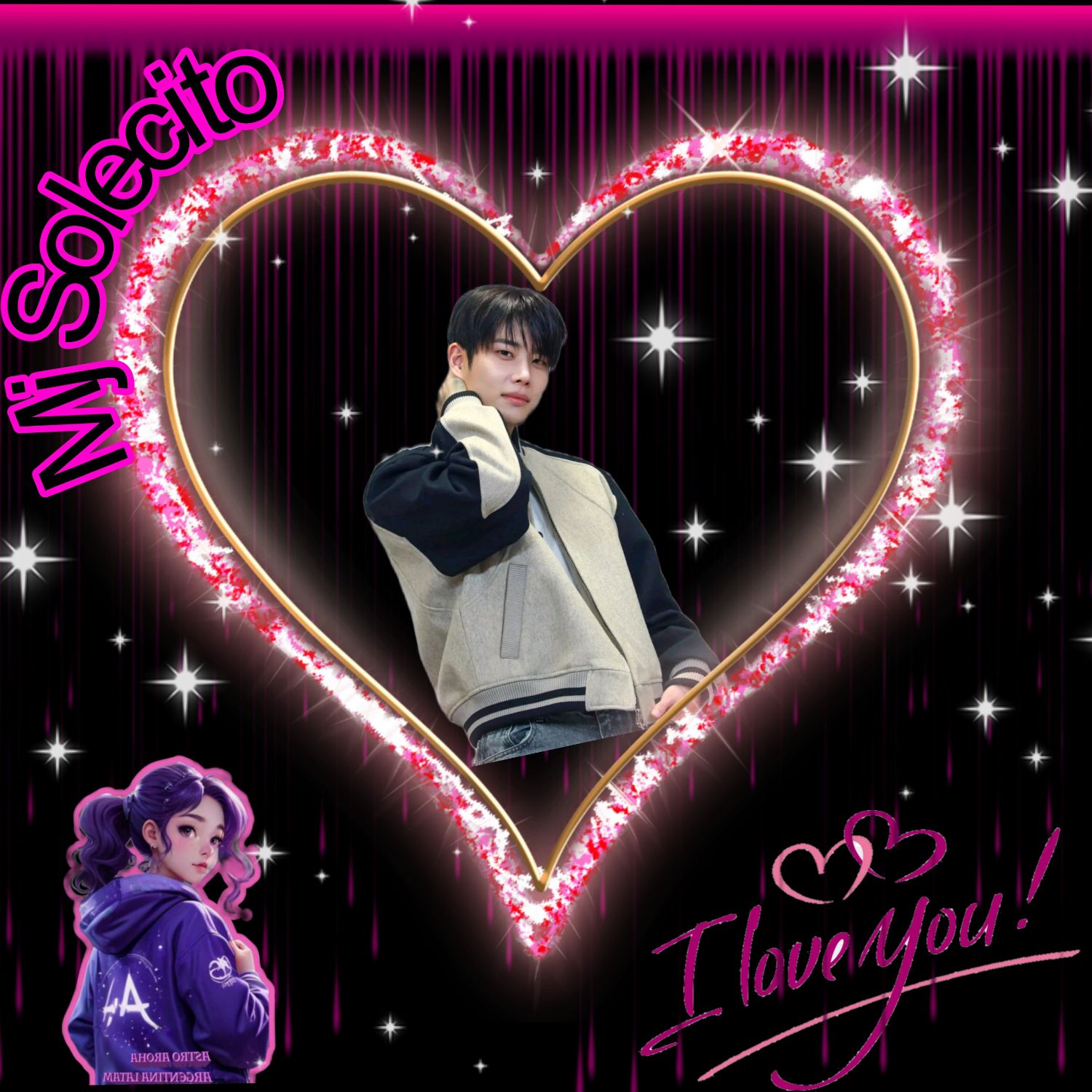 A moment captured by MJ (ASTRO)'s fan