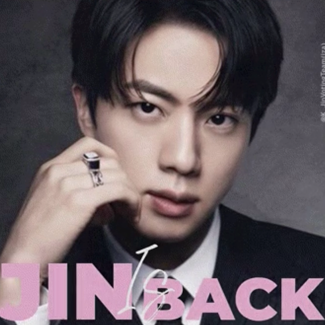 A moment captured by Jin (BTS)'s fan