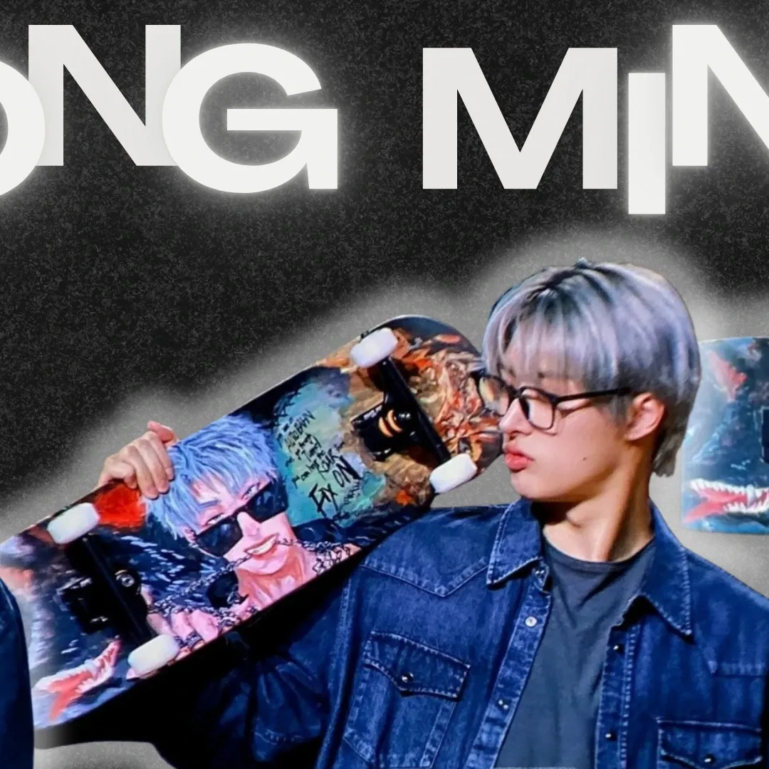 A moment captured by Mingi (ATEEZ)'s fan