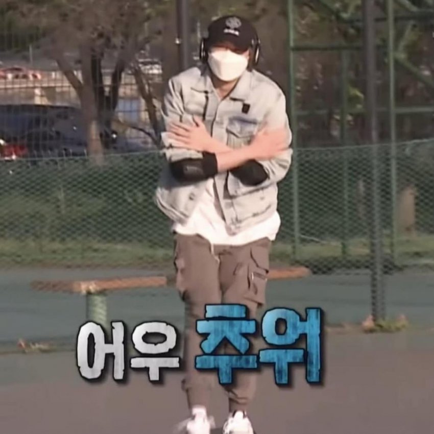 A moment captured by Kang Daniel's fan