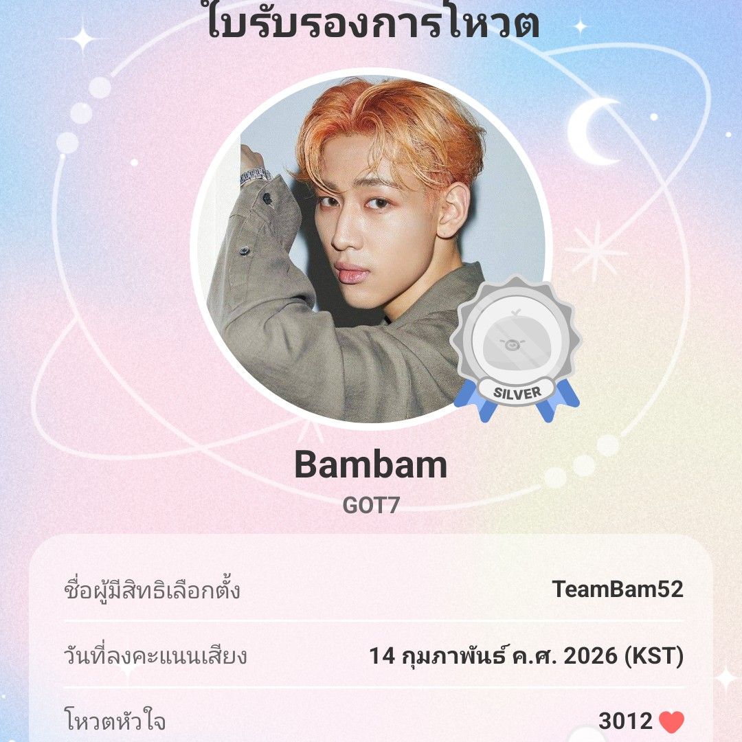 Latest photo of Bambam (GOT7)
