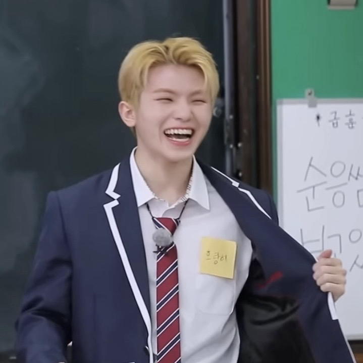 Recent activity shot of Woozi (SEVENTEEN)