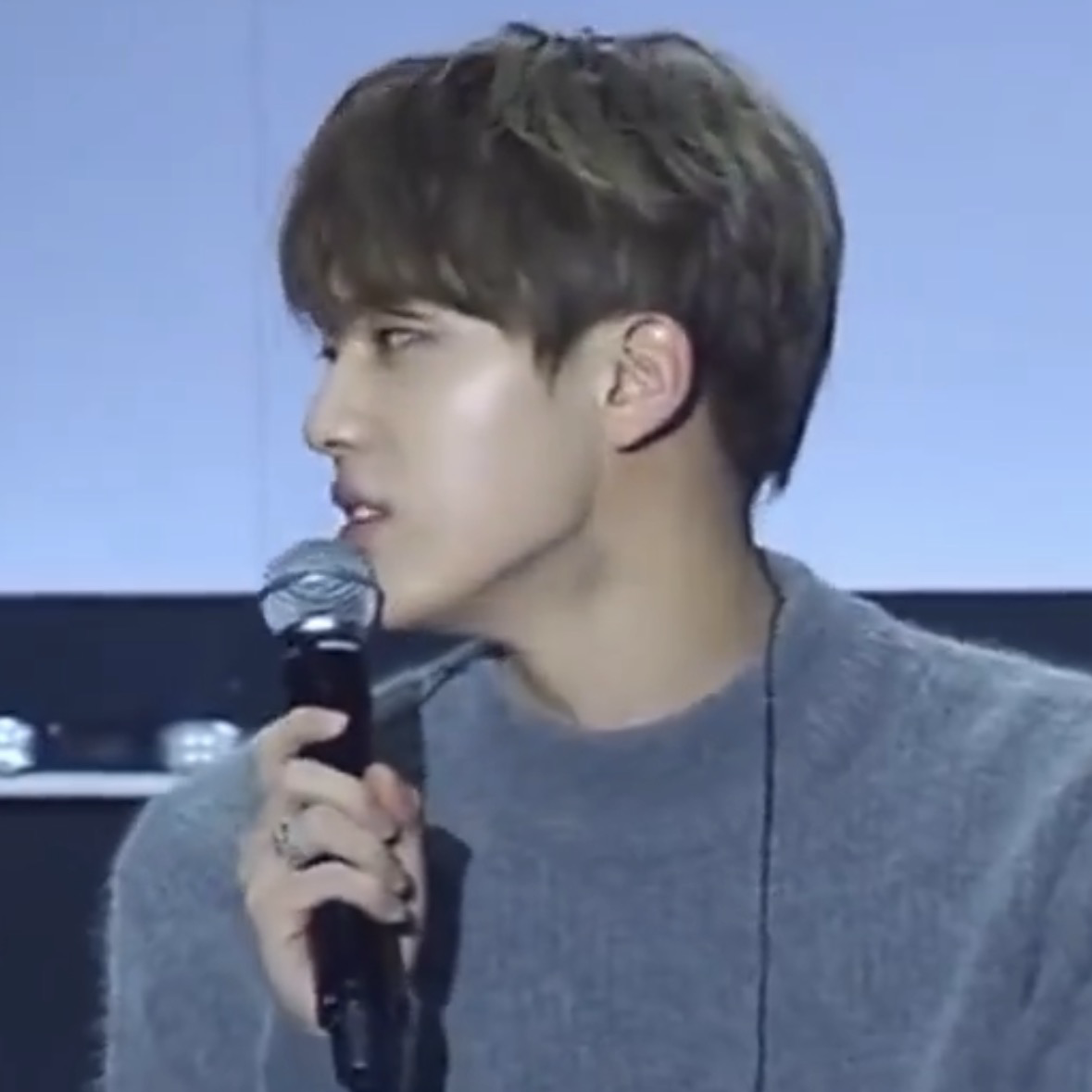 A moment captured by Jin (BTS)'s fan