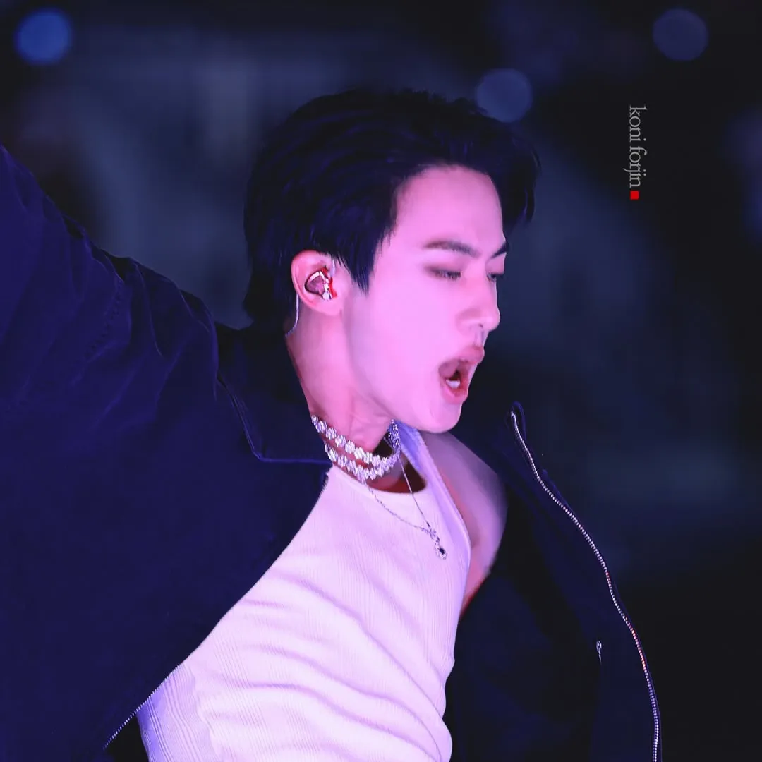 Recent activity shot of Jin (BTS)