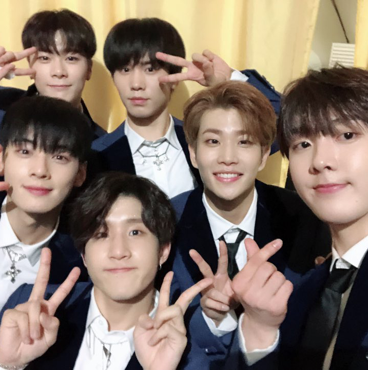 A moment captured by Sanha (ASTRO)'s fan