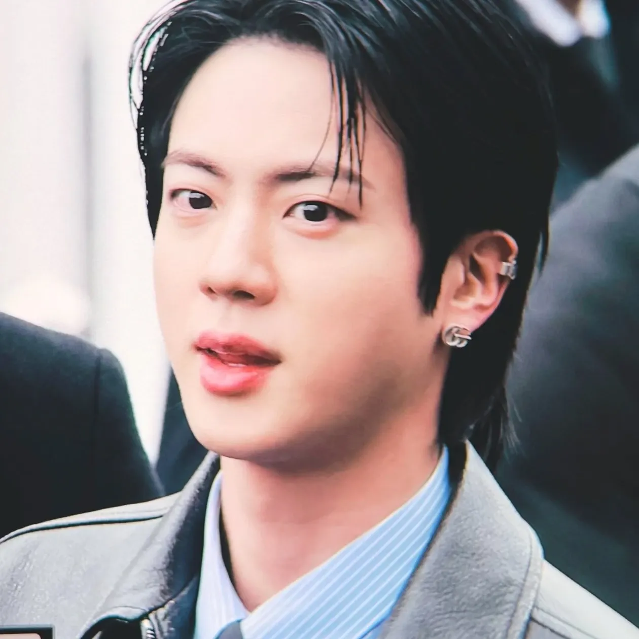Momen yang diabadikan oleh penggemar Jin (BTS)