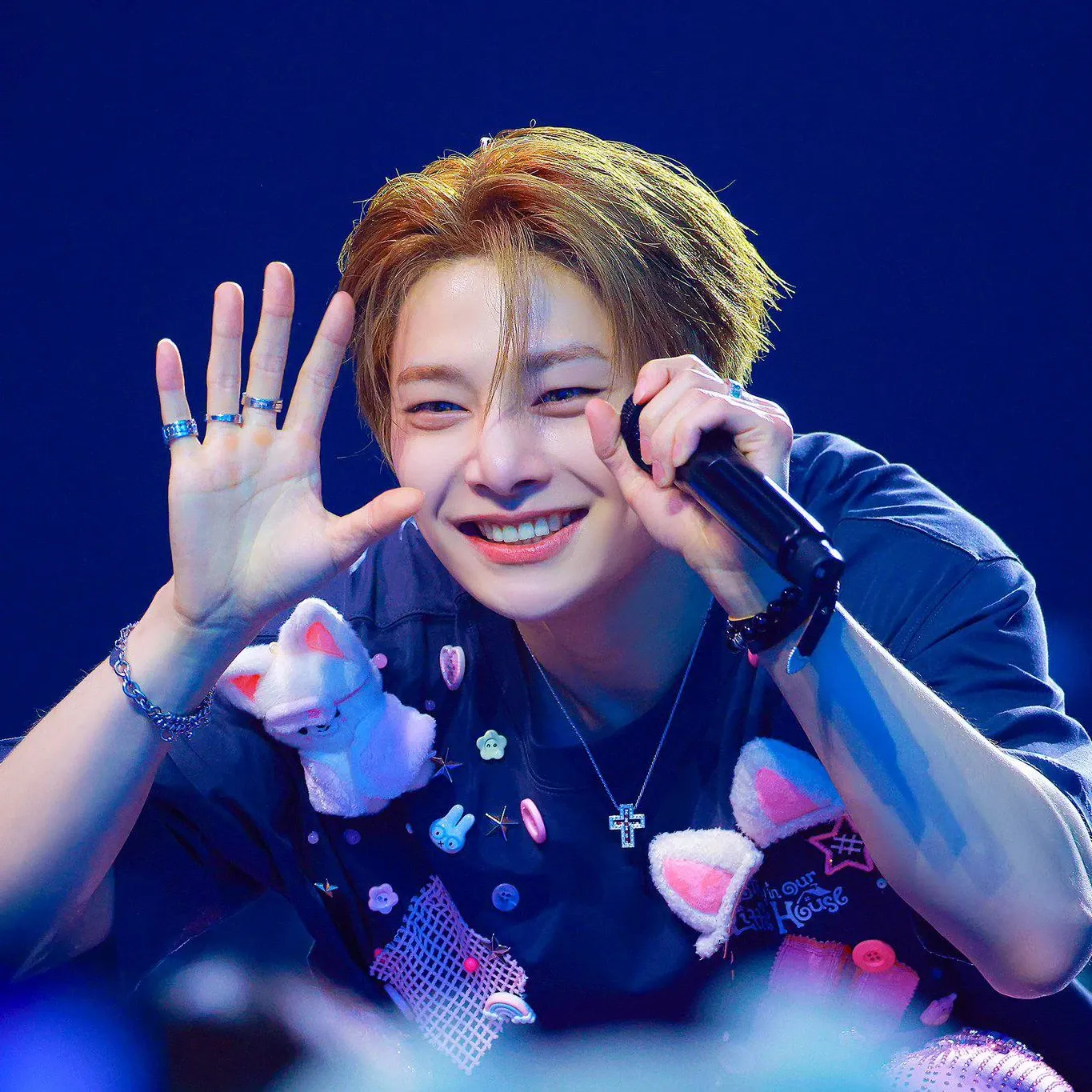 A moment captured by I.N (Stray Kids)'s fan