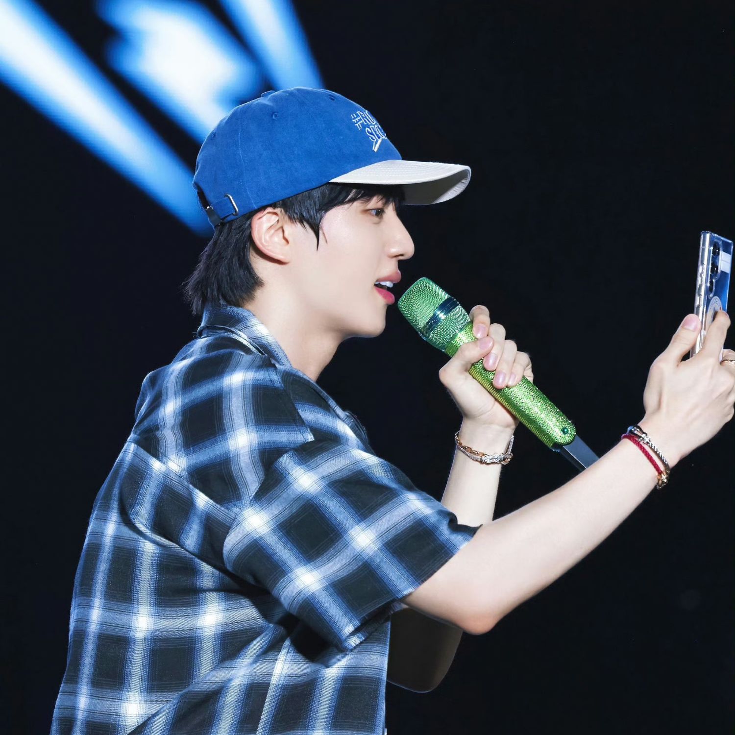 A moment captured by Jin (BTS)'s fan