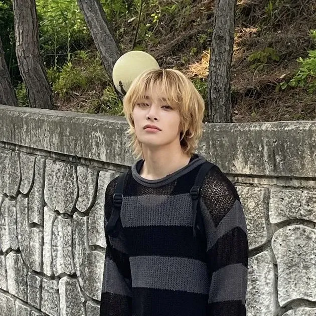 A moment captured by Stray Kids's fan