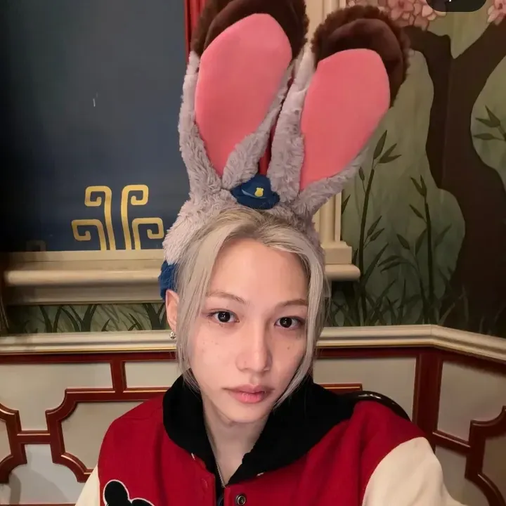 A moment captured by Felix (Stray Kids)'s fan