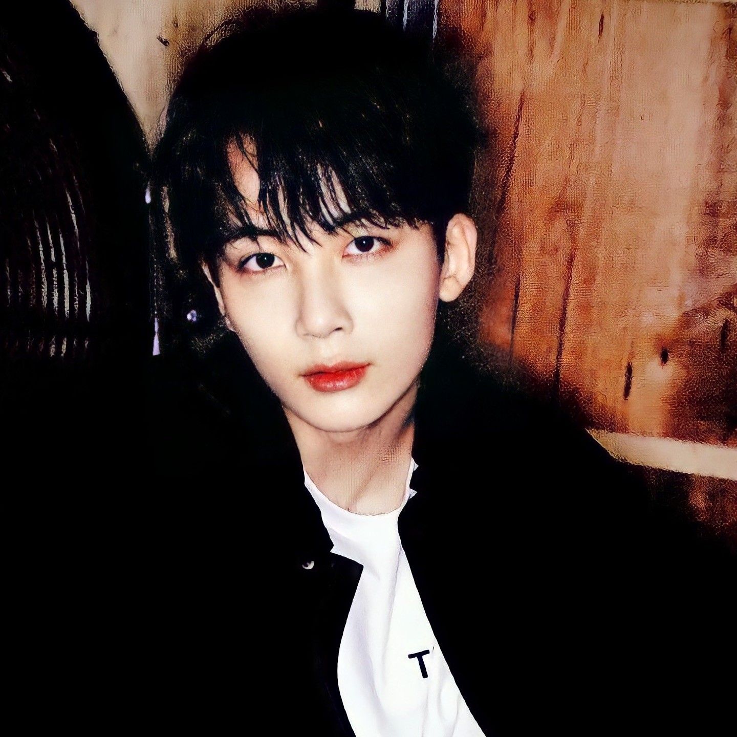 A moment captured by Jeonghan (SEVENTEEN)'s fan