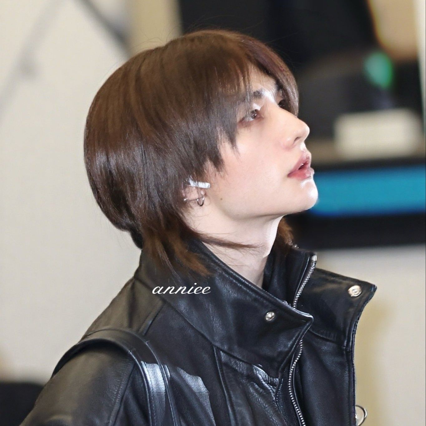 A moment captured by Stray Kids's fan