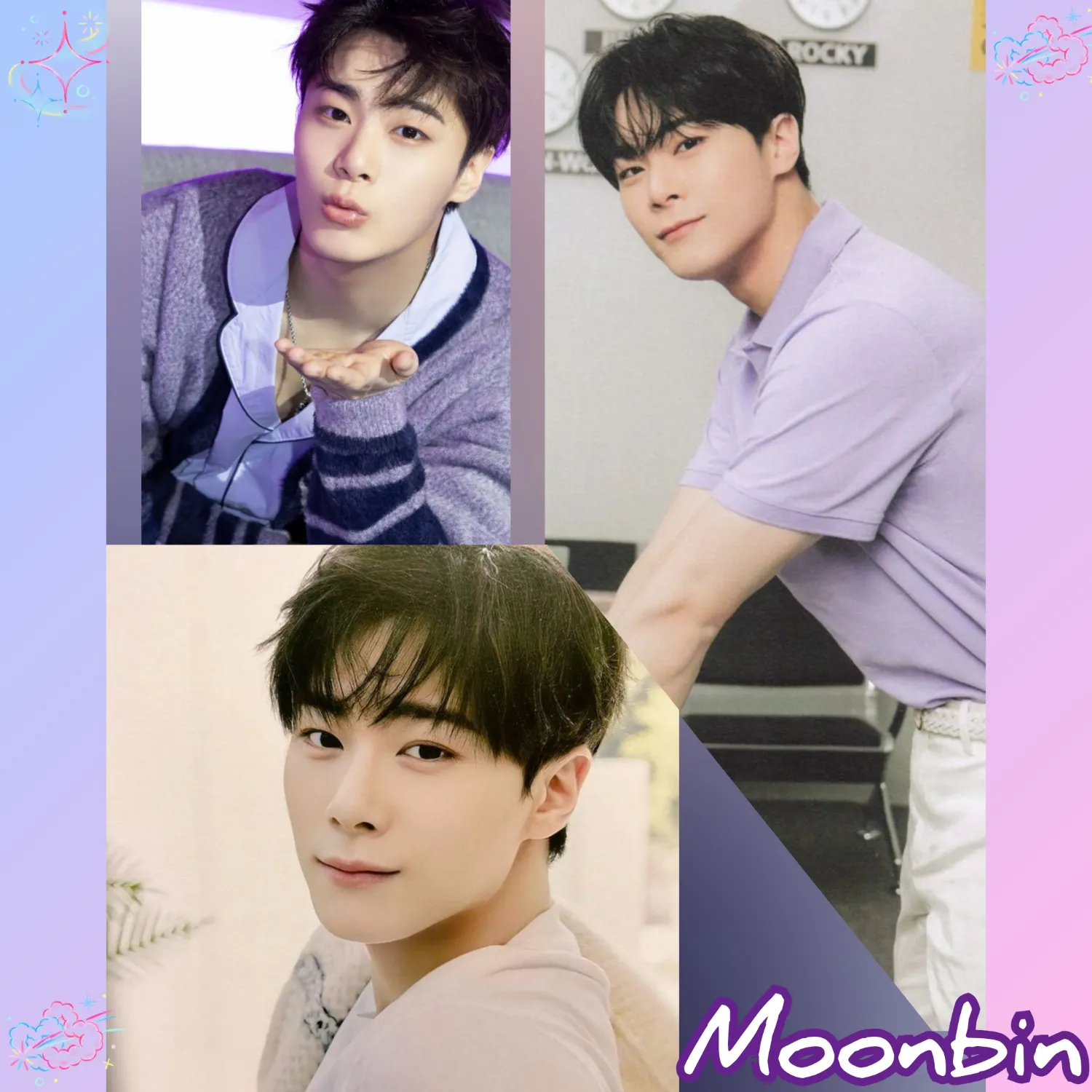 Recent activity shot of Moonbin (ASTRO)