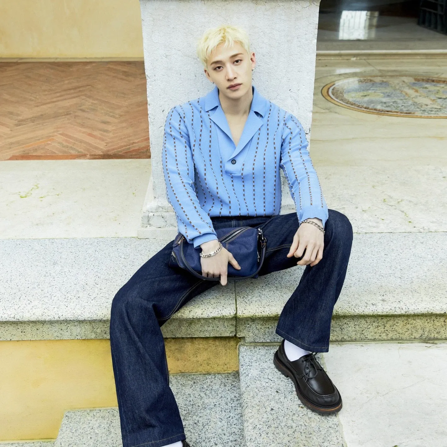 A moment captured by Bang Chan (Stray Kids)'s fan