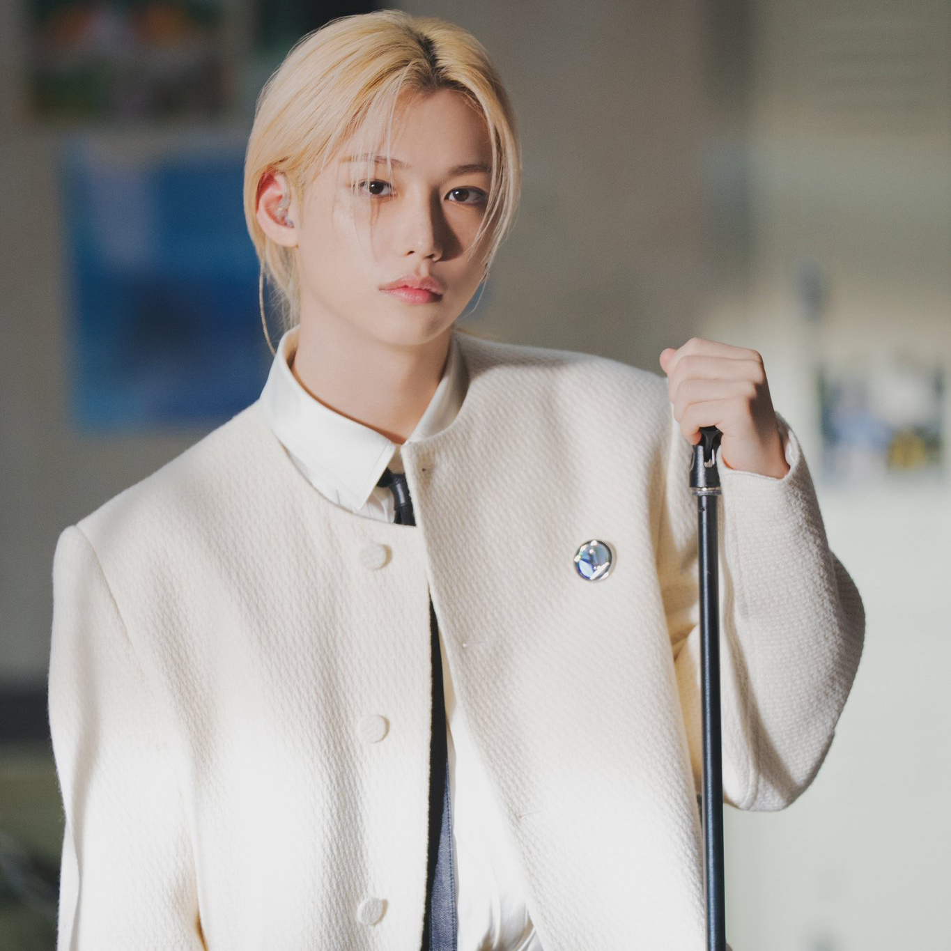 A moment captured by Felix (Stray Kids)'s fan