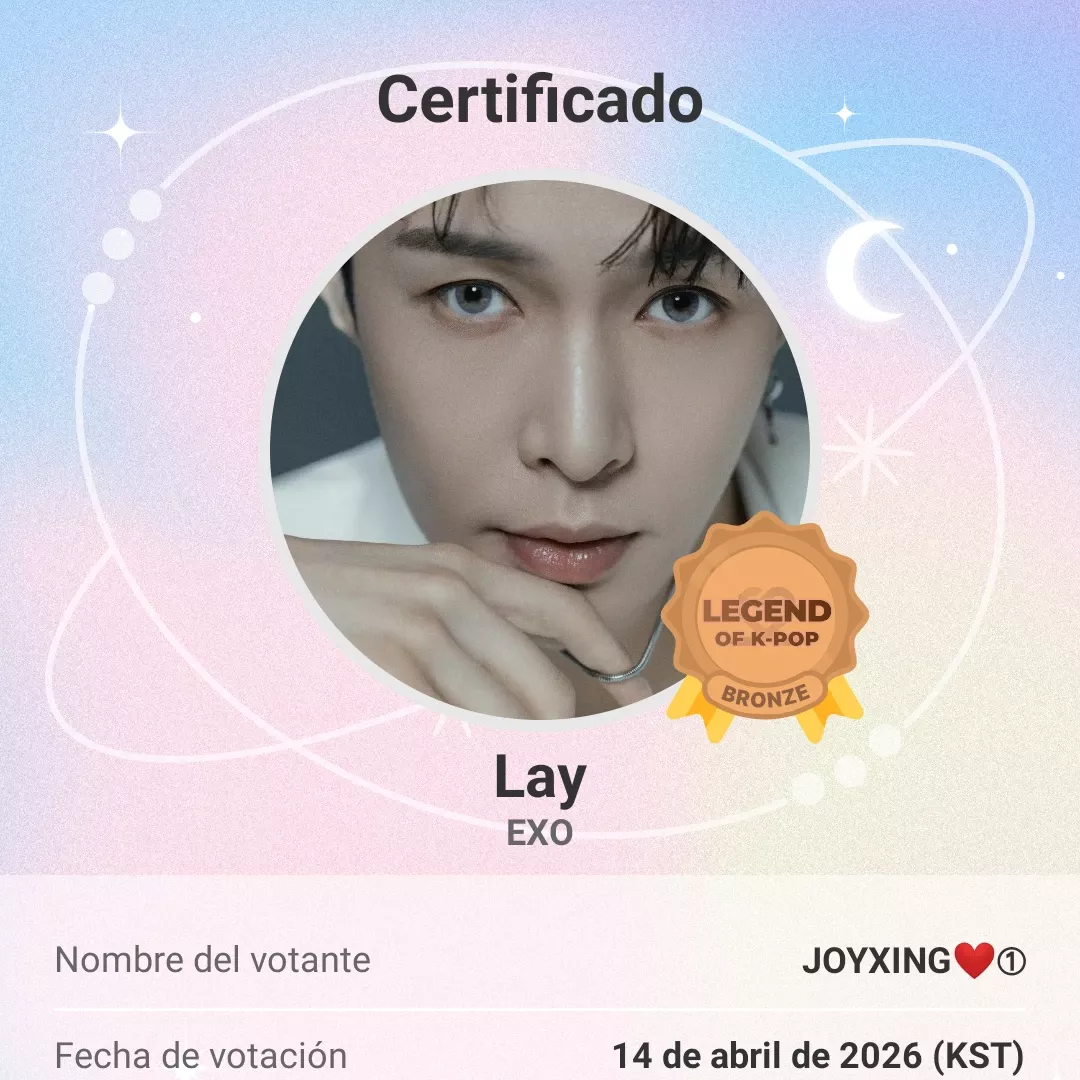 A moment captured by Lay (EXO)'s fan