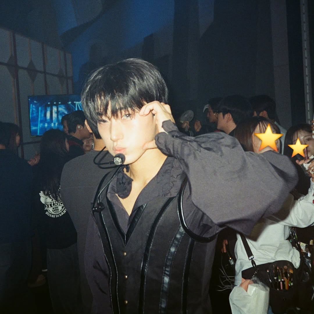 A moment captured by San (ATEEZ)'s fan