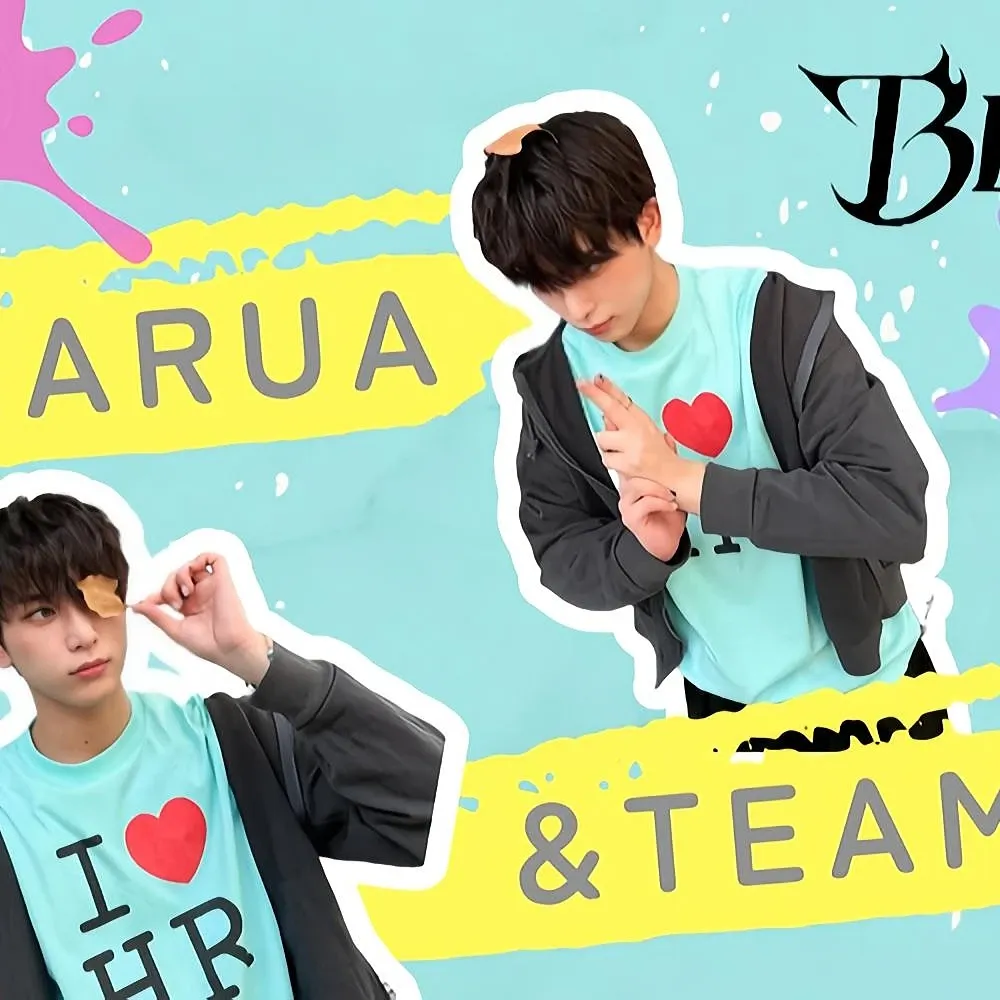 Behind-the-scenes cut of Harua (&TEAM)