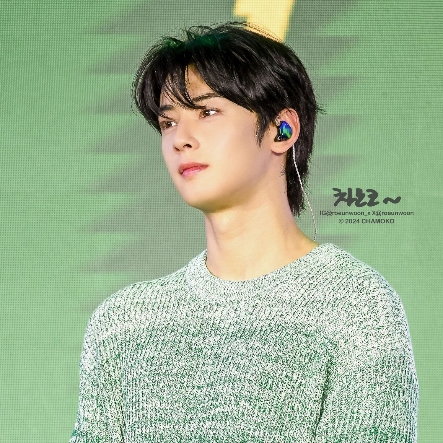 A moment captured by Eunwoo (ASTRO)'s fan