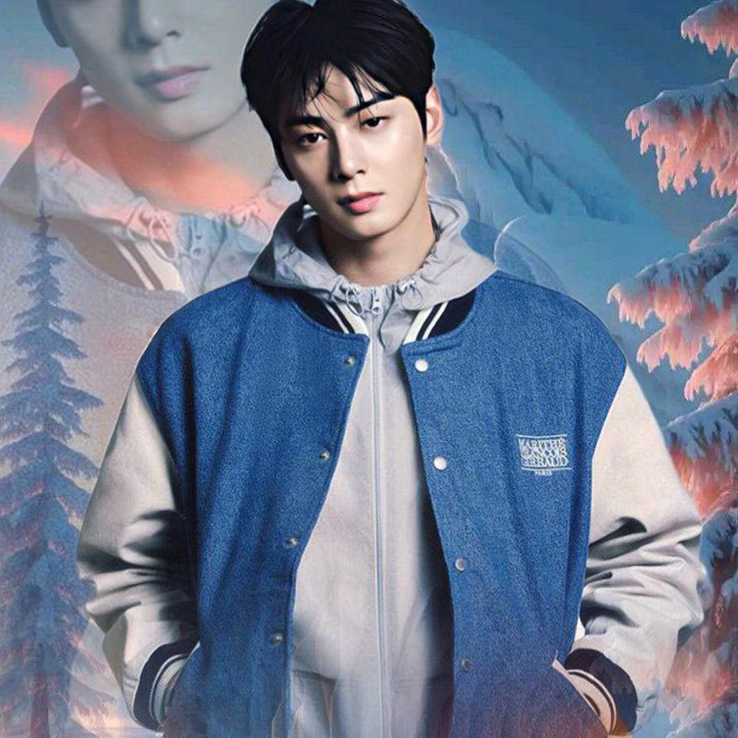 Recent activity shot of Eunwoo (ASTRO)