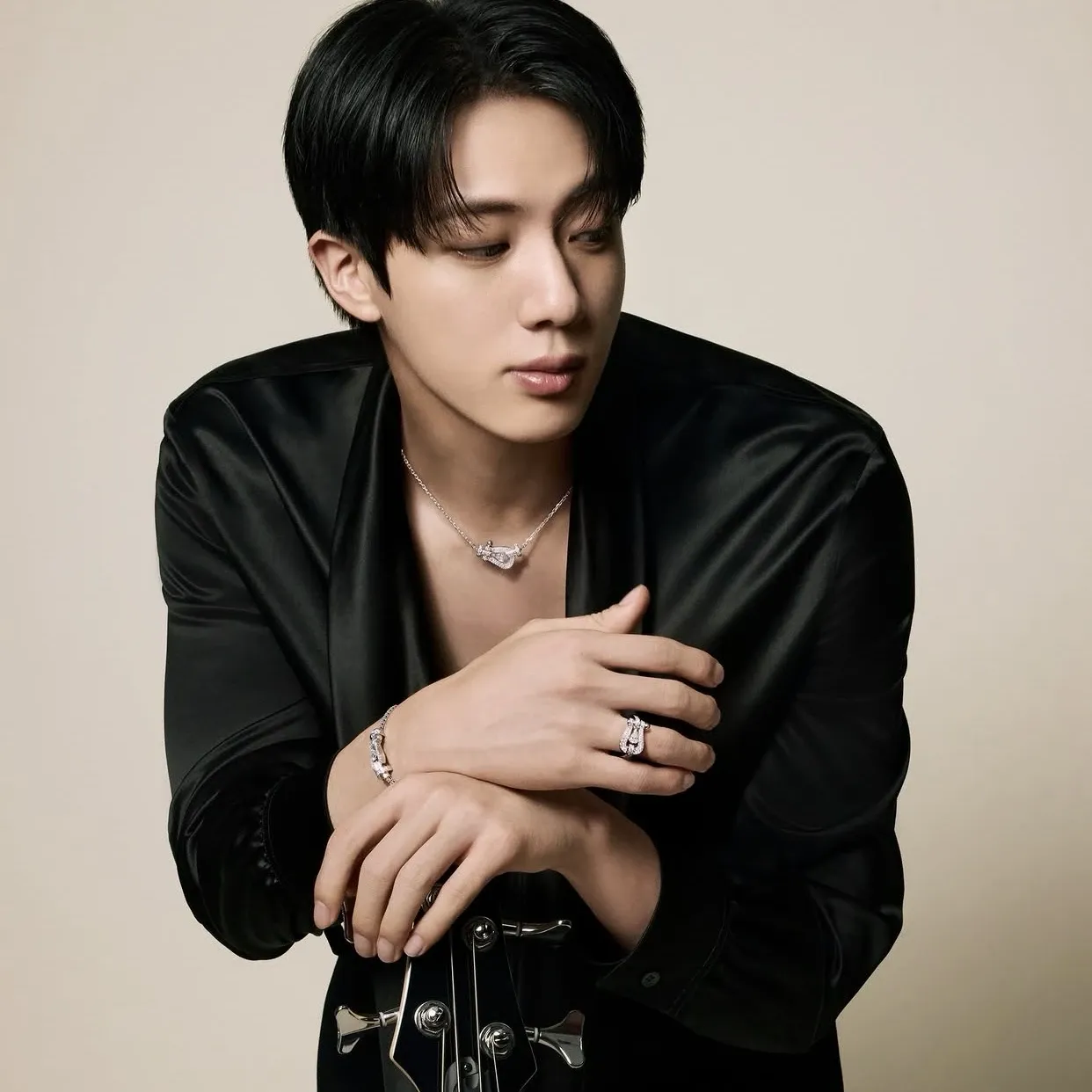 Recent activity shot of Jin (BTS)