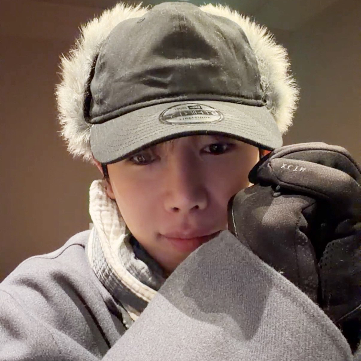 A moment captured by Wonho's fan