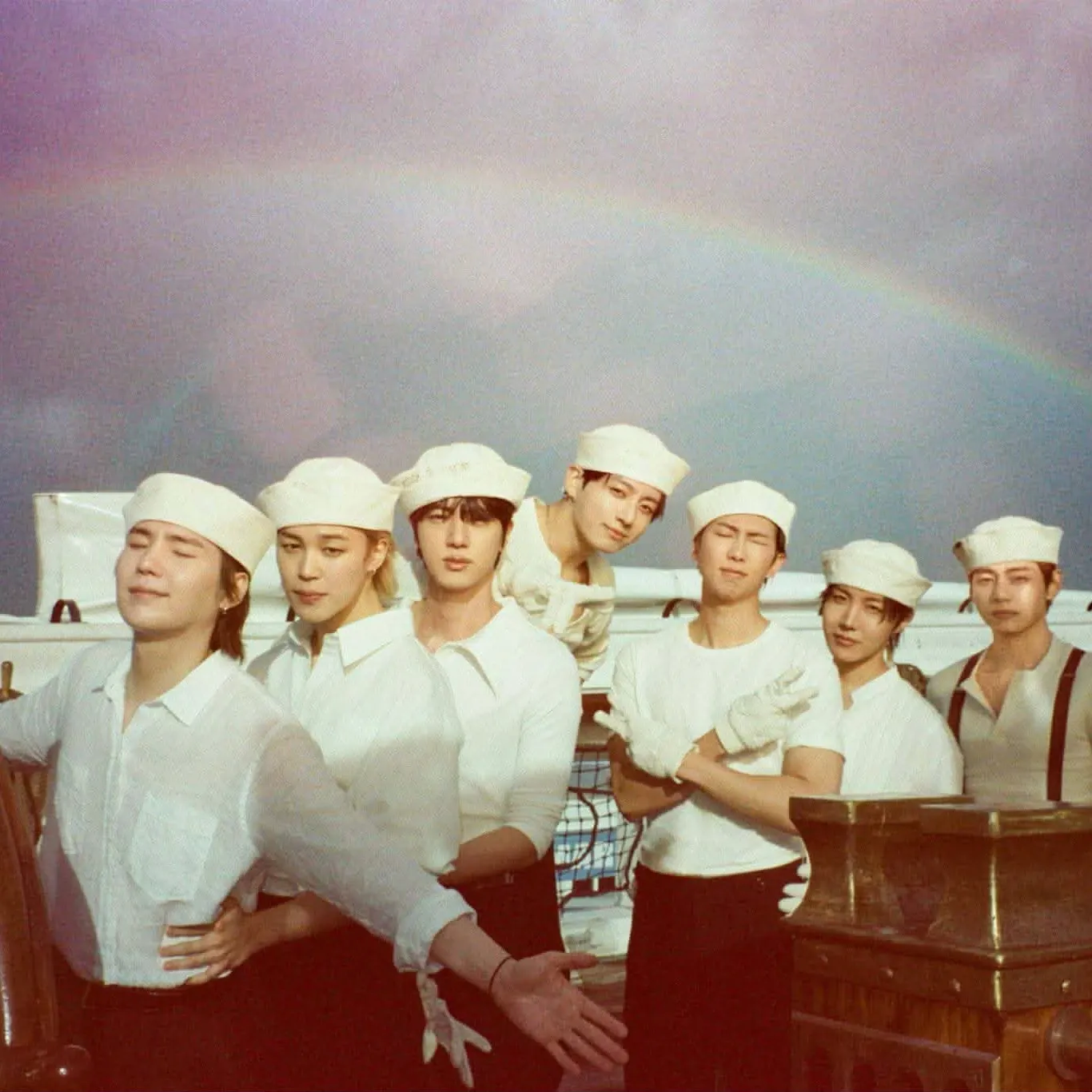 防彈少年團粉絲拍下的瞬間