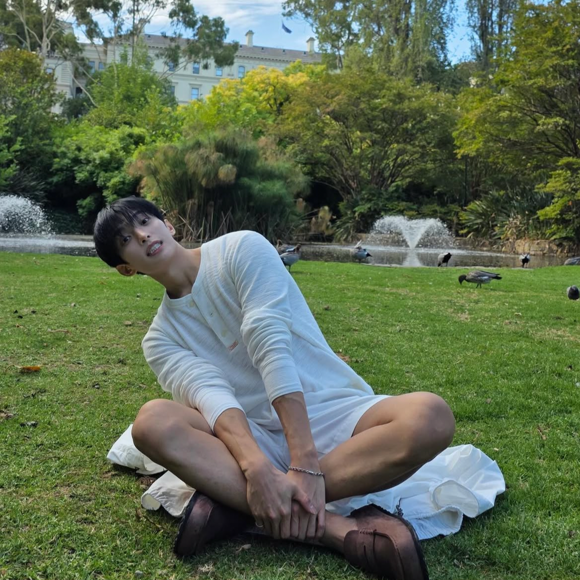 Momen yang diabadikan oleh penggemar DK (SEVENTEEN)